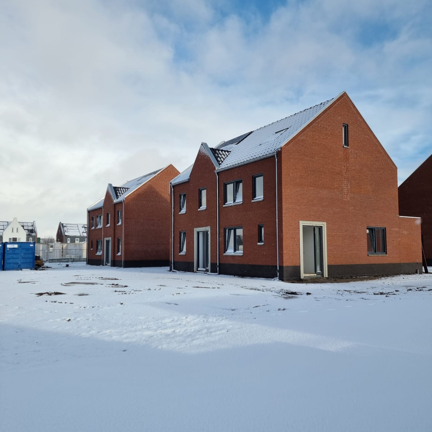 Strakke muren nieuwbouw